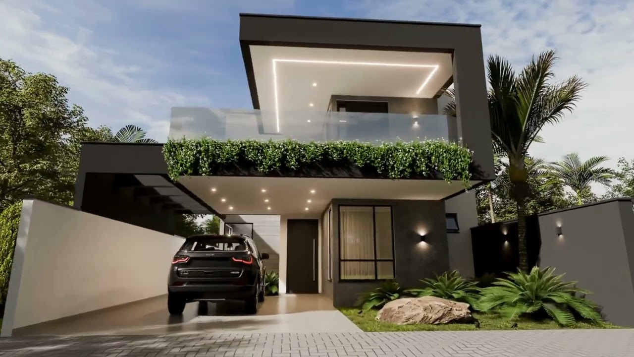 PROJETO PRONTO - SOBRADO (MPR 1003)  #sobradomoderno  #multiprojetos #plantapronta #projetopronto