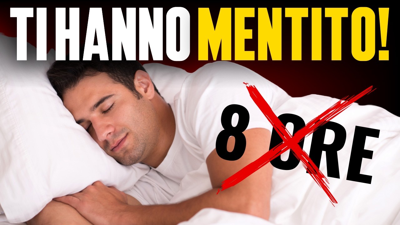 La BUGIA delle 8 ore di sonno: quello che devi sapere
