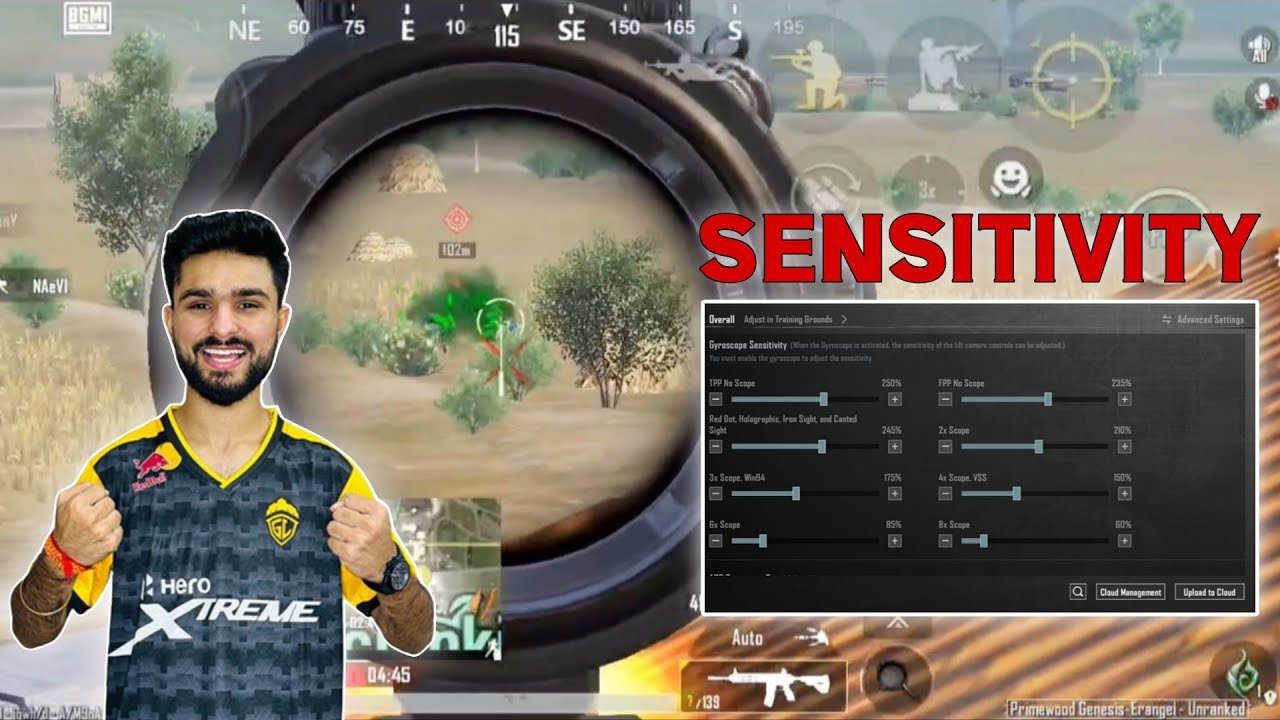 LOLZZZ GAMING NEW UPDATE 4.2 CODE PUBG MOBILE/BGMI SENSITIVITY SETTINGS 2026 | BEST SENSITIVITY