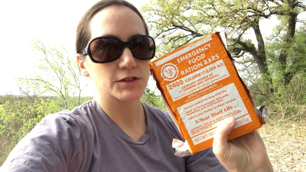 UST Food Ration Bar Taste Test