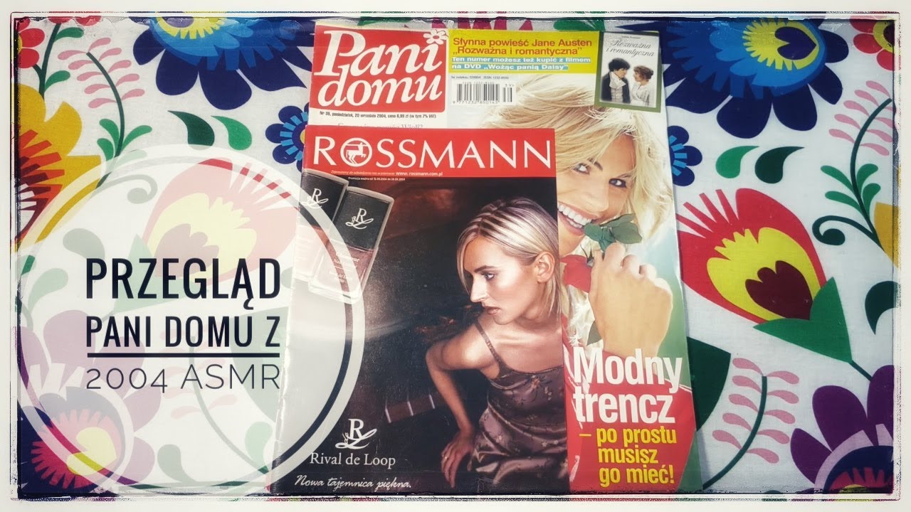 ASMR | Stare gazety #1 📰🙎‍♀️💤Przegląd Pani Domu z 2004r