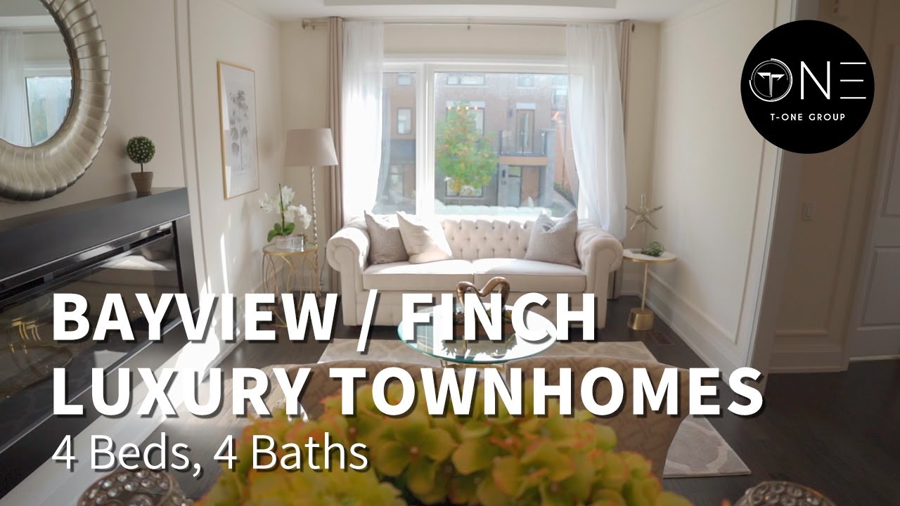 North York Luxury Townhomes | 4 Beds, 4 Baths | End Unit | Bayview & Finch