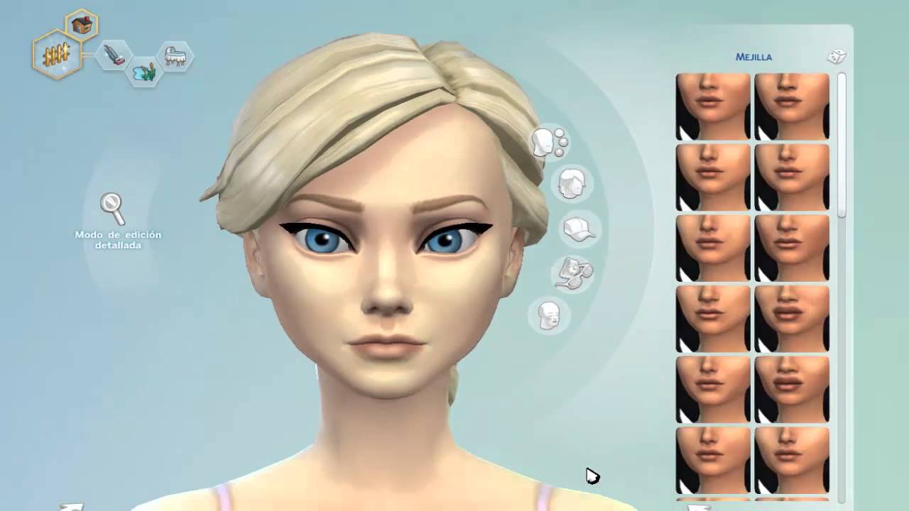 THE SIMS 4 Create A Sim Demo: ELSA (FROZEN)