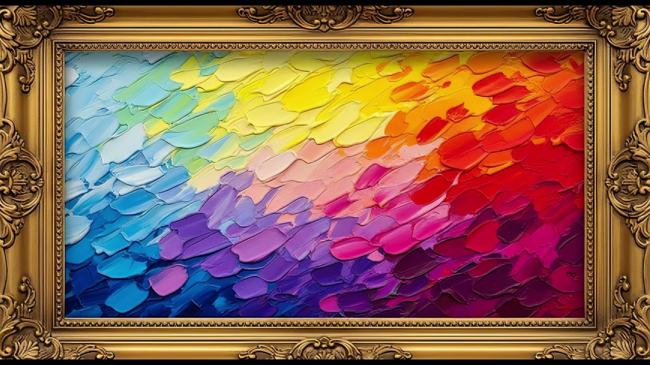 Relaxing Painting Screensaver | Calming Art for Background Ambience