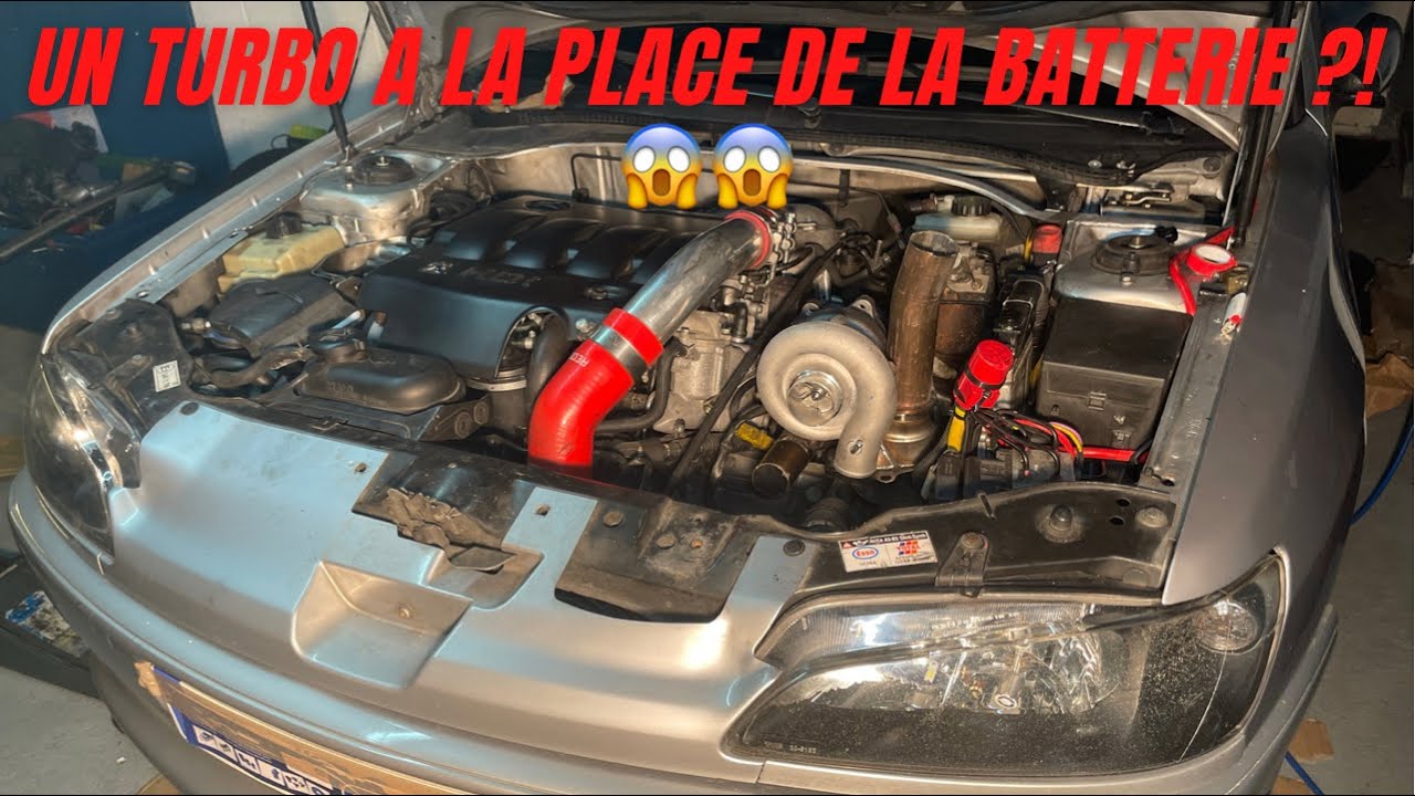 306 HDI : UN TURBO A LA PLACE DE LA BATTERIE ?!😱😱