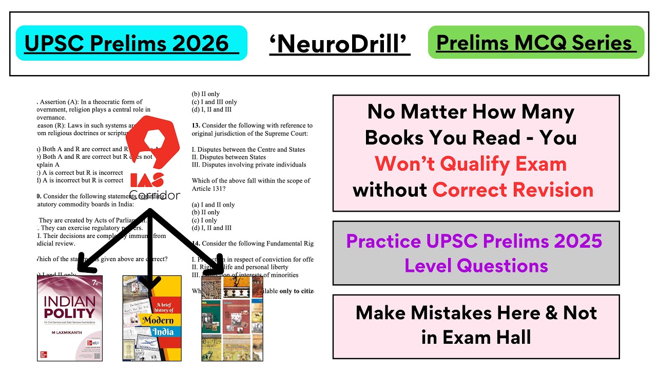 You’ll Read Everything Yet Fail Prelims ❌ | NeuroDrill UPSC 2026 Prelims | Correct Revision Strategy