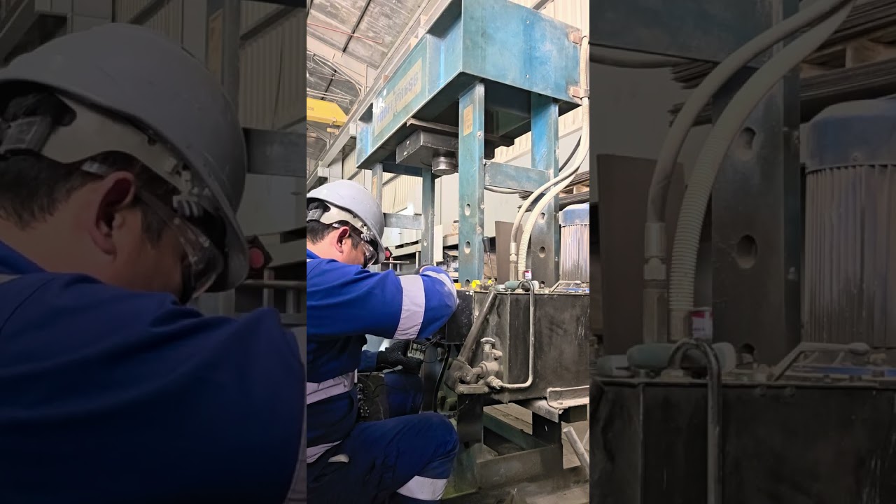 Hydraulic press machine switch repair
