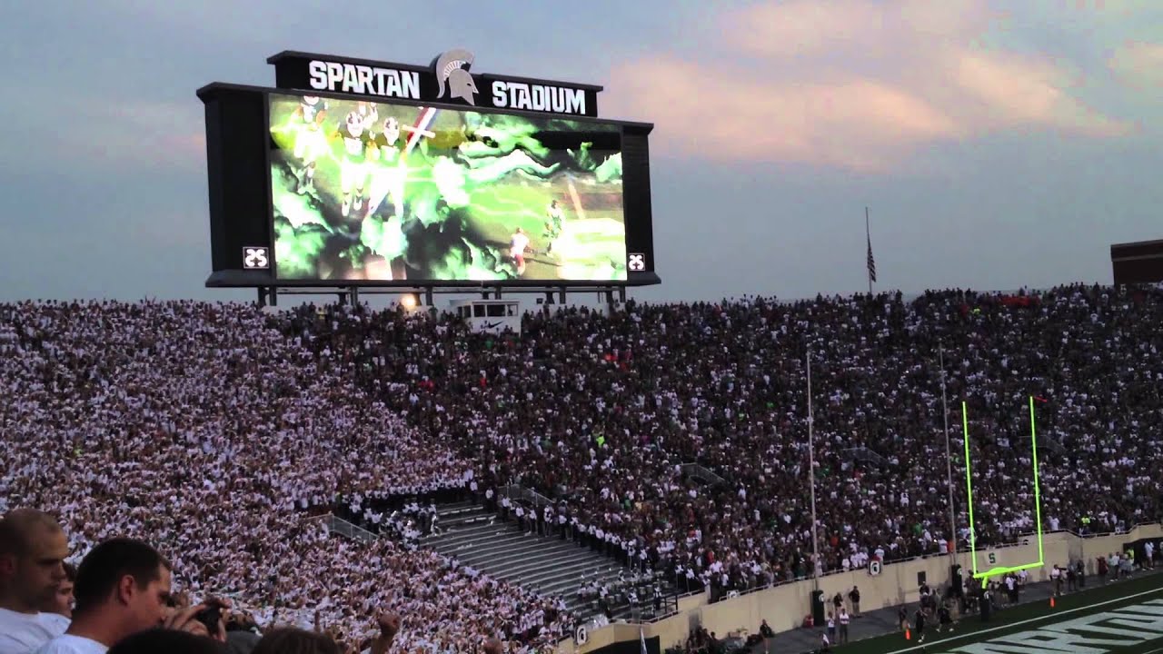 2012 Thunderstruck intro - MSU