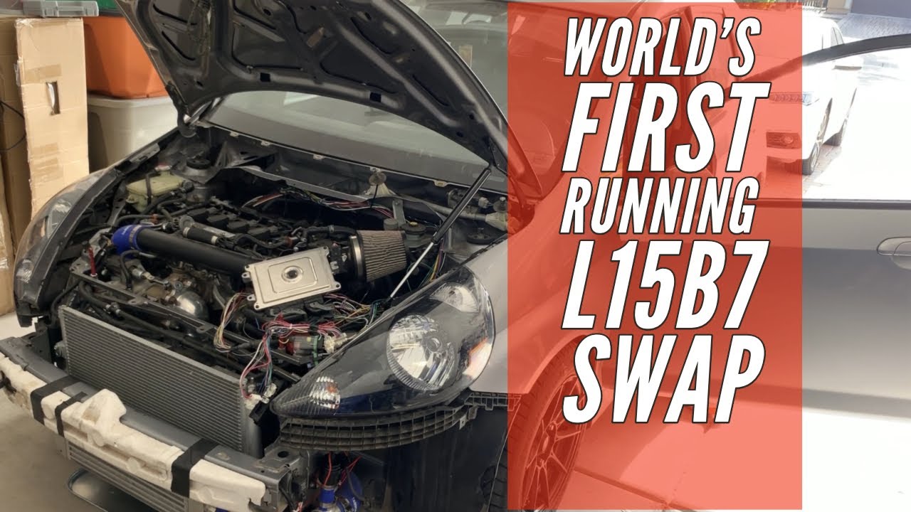 First Running L15B7 Swapped Honda Fit