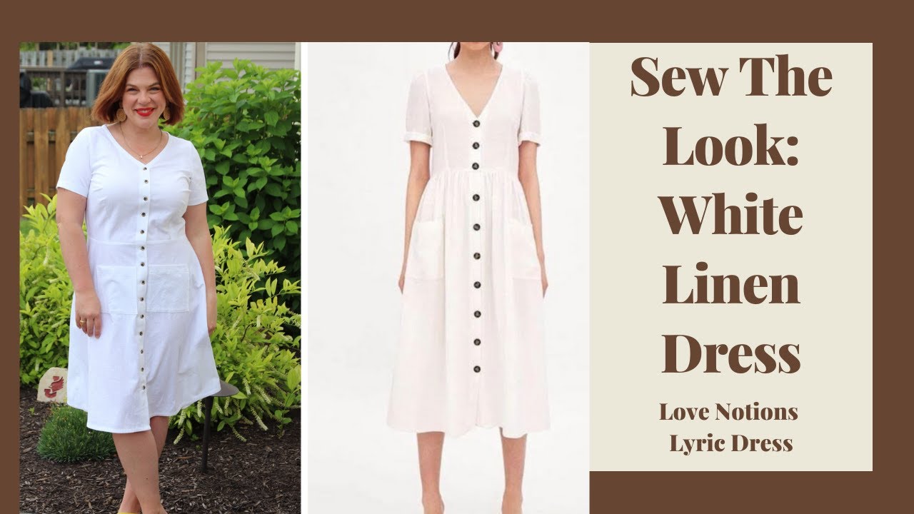 Sew The Look: White Linen Dress