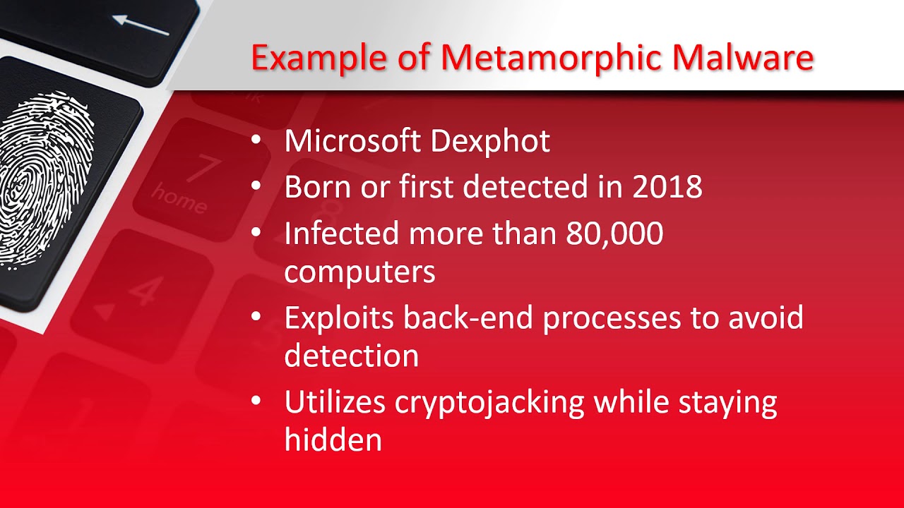 Metamorphic/Polymorphic Malware
