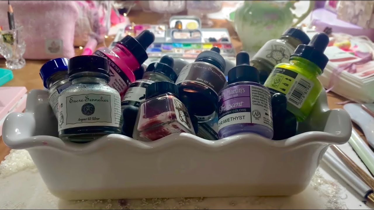 My Favorite Inks & Abstract Landscapes 🌬️🥳