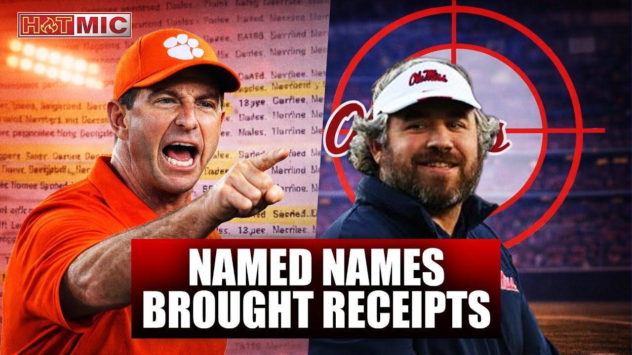 Dabo Swinney Named Names With Receipts, Turns Ole Miss In To NCAA For Tampering | OutKick Hot Mic