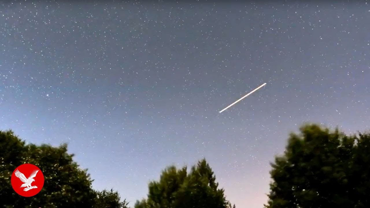 Perseid meteor shower: Shooting stars streak across the night sky