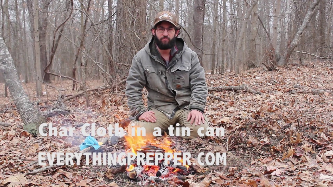 HOW TO: Char Cloth in a tin can