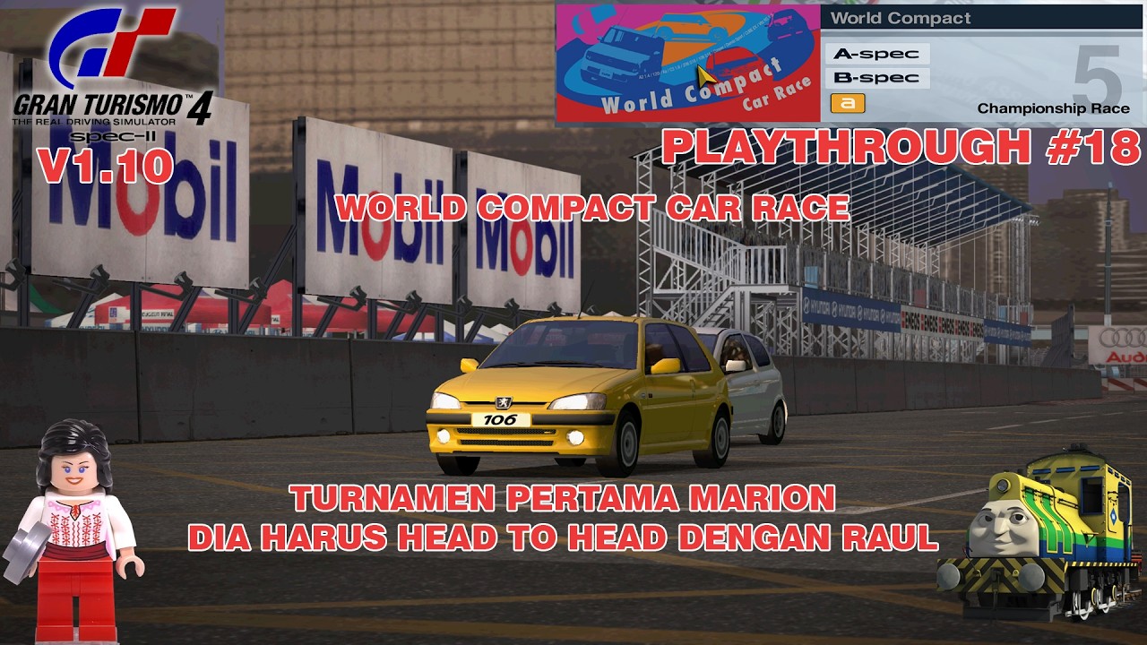 Gran Turismo 4 Spec II Mod Playthrough #18 - World Compact Car Race (Professional)