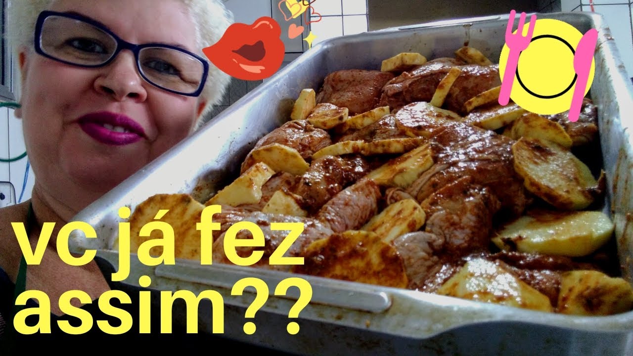 COMO FAZER FRANGO COM BATATA DOCE NO FORNO!!! TEMPERADO COM ESPECIARIAS!!!!!