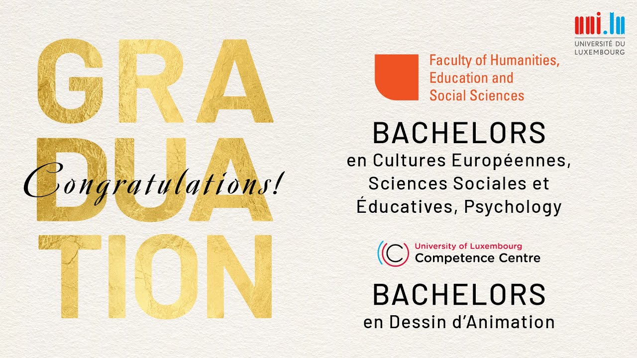 uni.lu 2025 Bachelors' Graduation Ceremony 1 - Faculty of Humanities, Education and Social Sciences