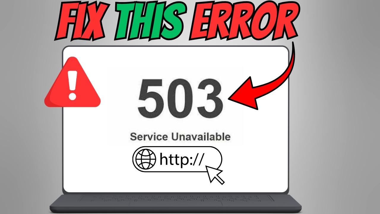How To Fix 503 Service Unavailable Error | Website Not Loading Fix