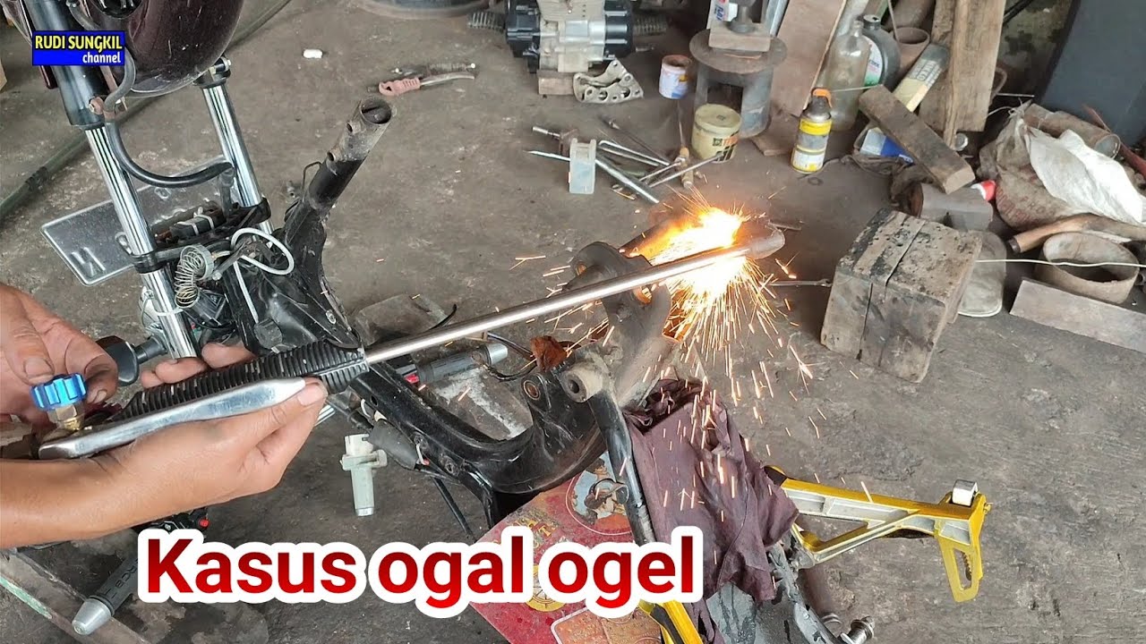 Memperbaiki as standard tengah gl max megapro tiger yang oblak