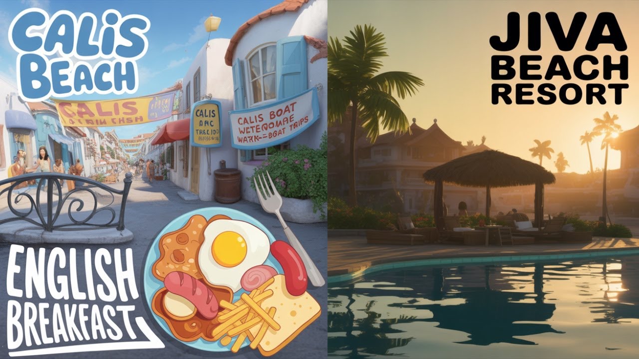 Searching For A Full English Breakfast! (Turkey VLOG: Jiva Beach Resort to Calis Beach Walk)