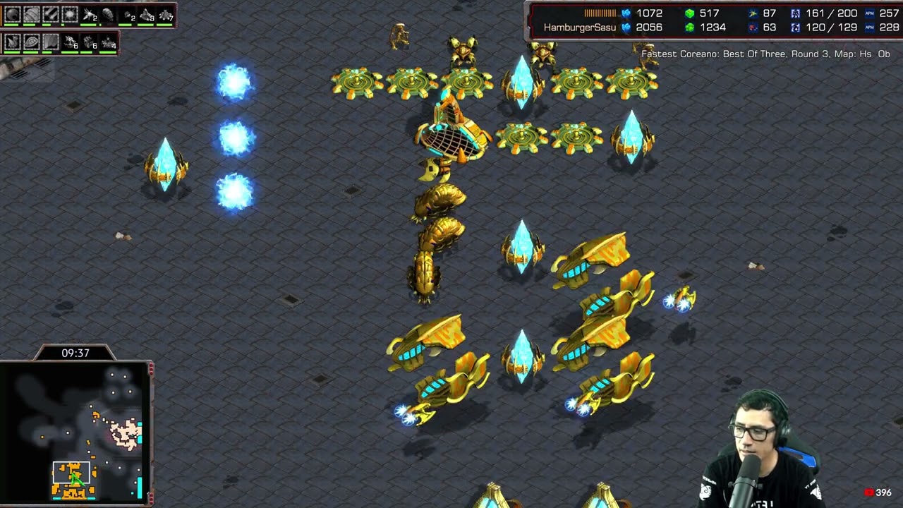 STARCRAFT FASTEST COREANO Bo3 🇰🇷 SASU vs SCAN 🇰🇷 ROUND 3 (Revancha)