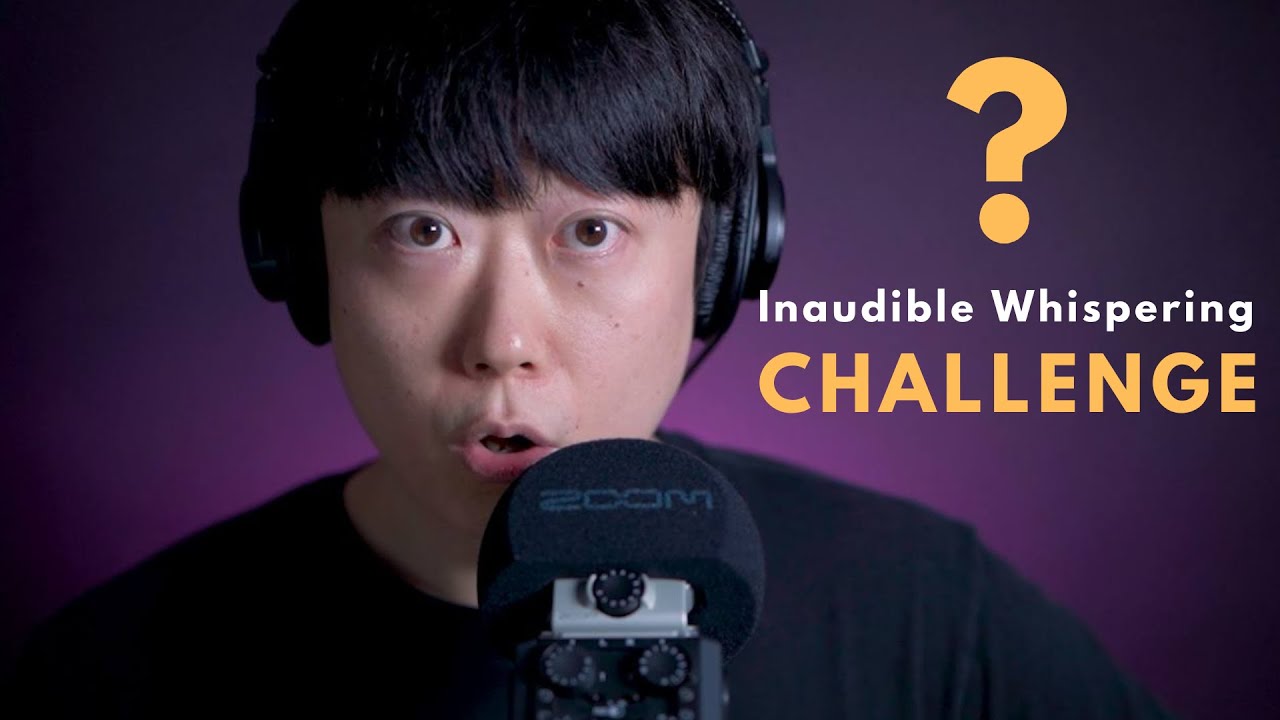 ASMR Inaudible Whispering Challenge | Can You Guess What I Said?
