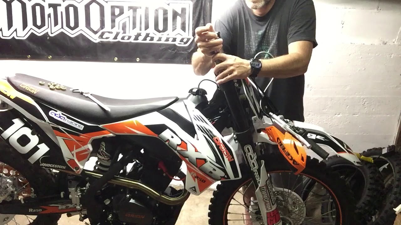 Rxb 250 KKE fork spring preload spacers