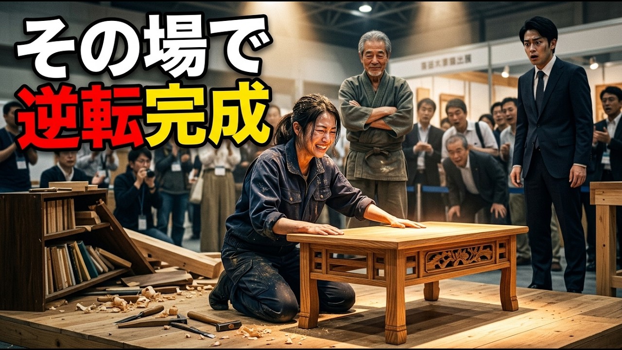 廃業寸前の家具工場に老人が訪れ「日給100円で雇って下さい…」1週間後、工場がとんでもないことに…【感動する話】