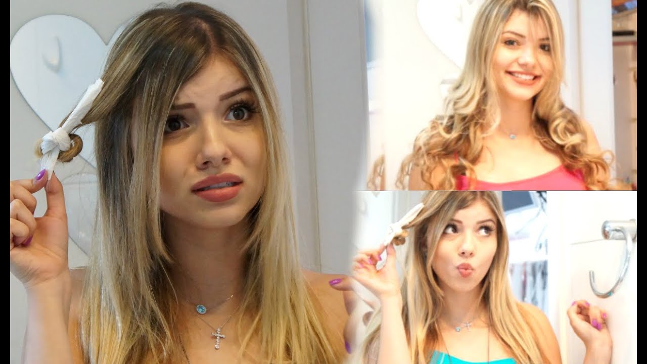 Jeitos Estranhos de Cachear Cabelo que VOCÊ precisa SABER! SEM babyliss- Michelle Almendra