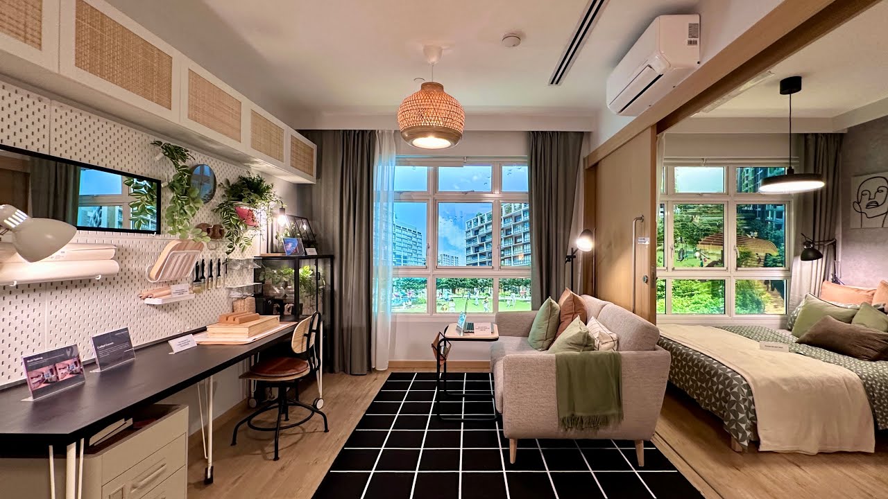 🇸🇬 *ARTIST'S NOOK* HDB 2-Room Flexi (36sqm) Showflat in 2024 (My Nice Home Gallery)