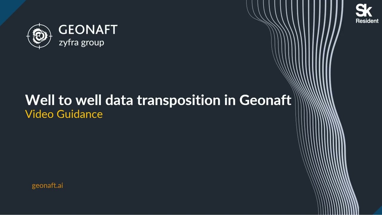 Geonaft DEMO data transposition