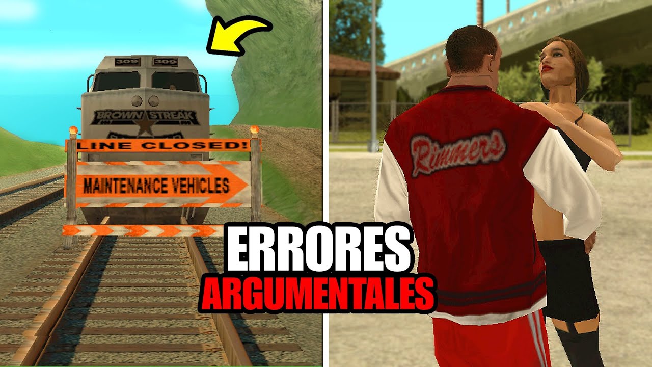 16 Errores Argumentales de GTA San Andreas