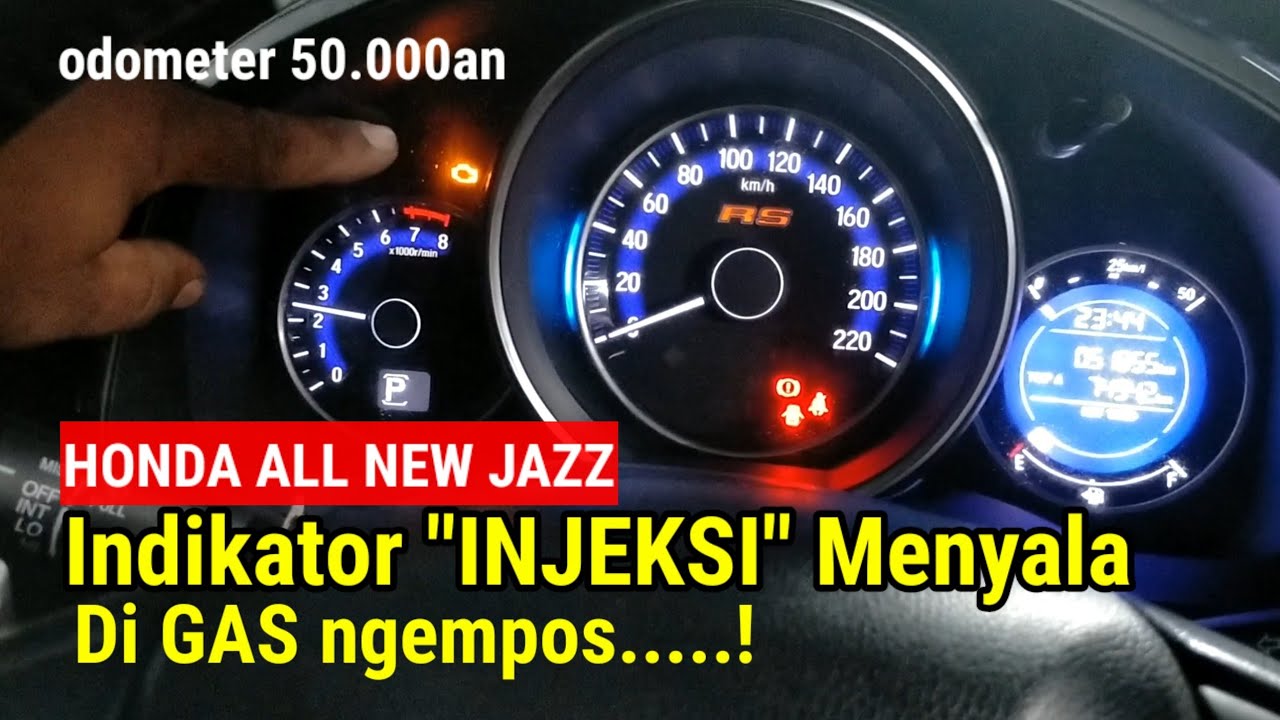 ALL NEW JAZZ RS,INDIKATOR CHECK ENGINE MENYALA,PENYEBAB CHEK ENGINE MENYANYALA DAN CARA MENGATASINYA