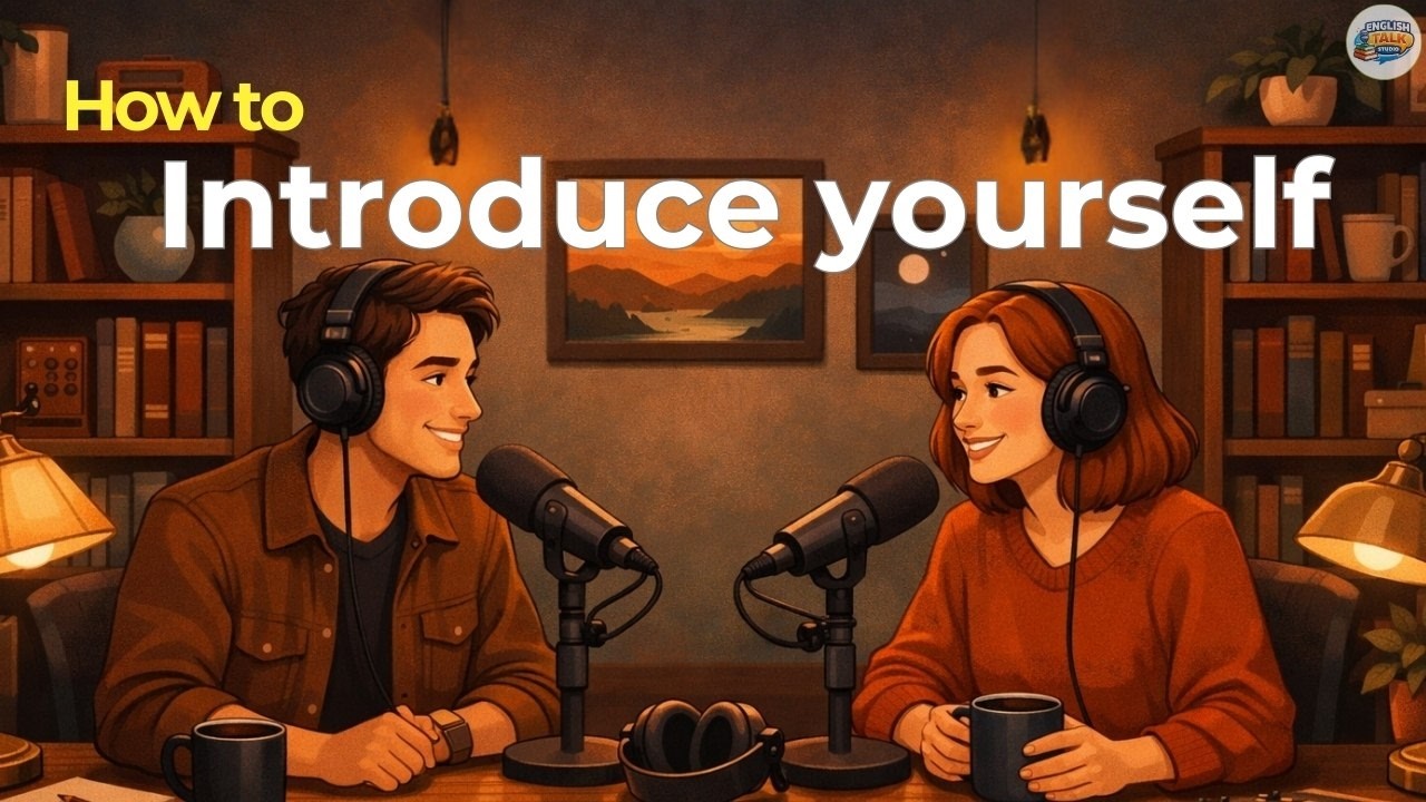Introducing Yourself in English When Everyone Is Listening 👋 | Easy Conversation