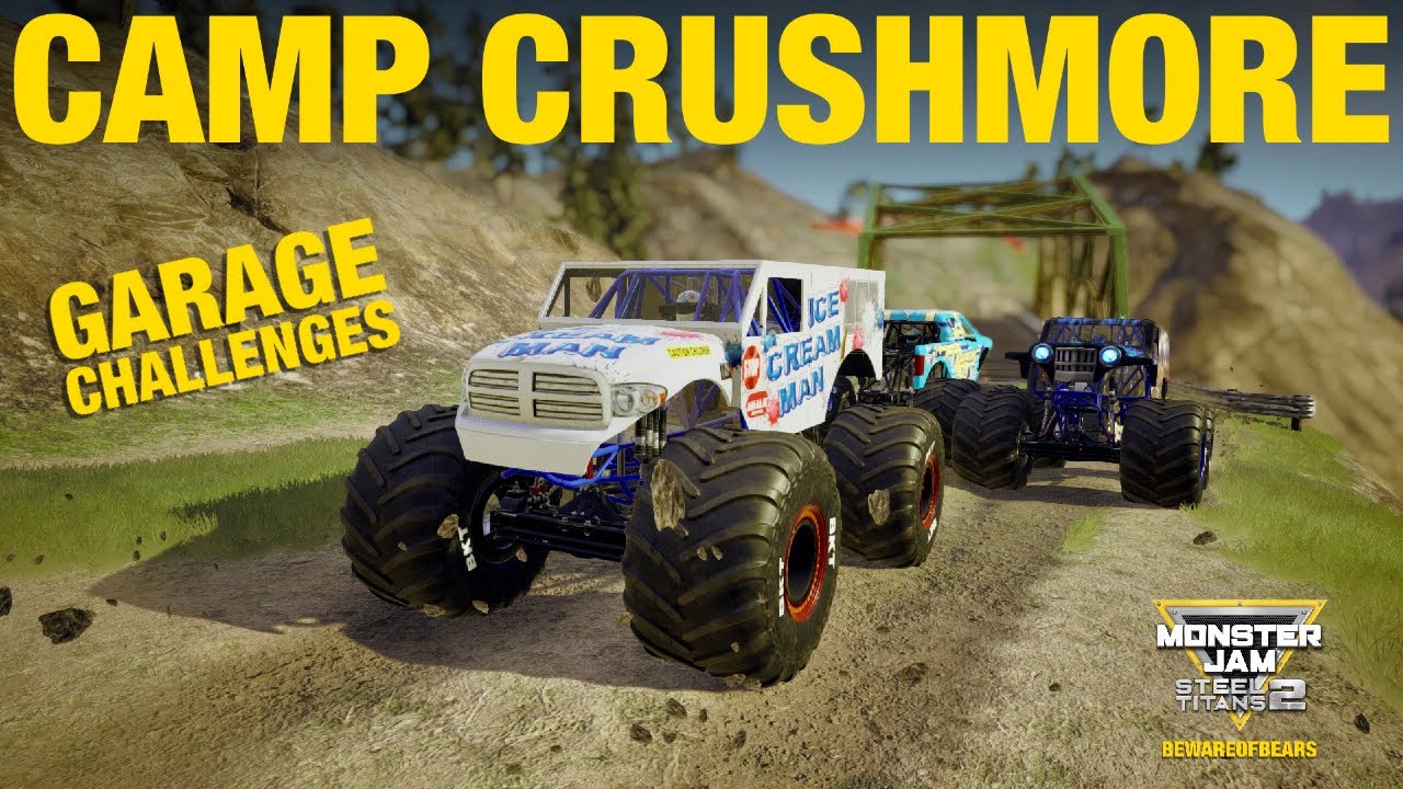 Camp Crushmore: Garage Challenges | Monster Jam: Steel Titans 2 [Gameplay]