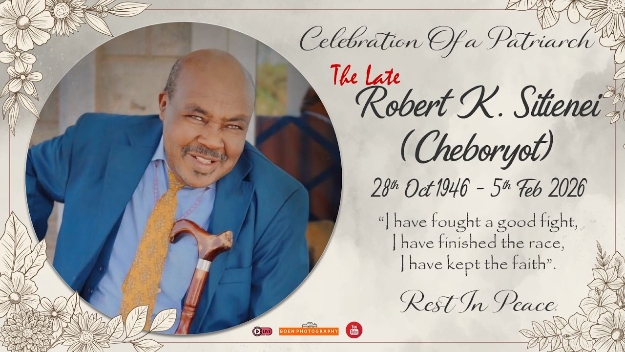 Celebration Of a Patriarch,The Late Robert K. Sitienei.
