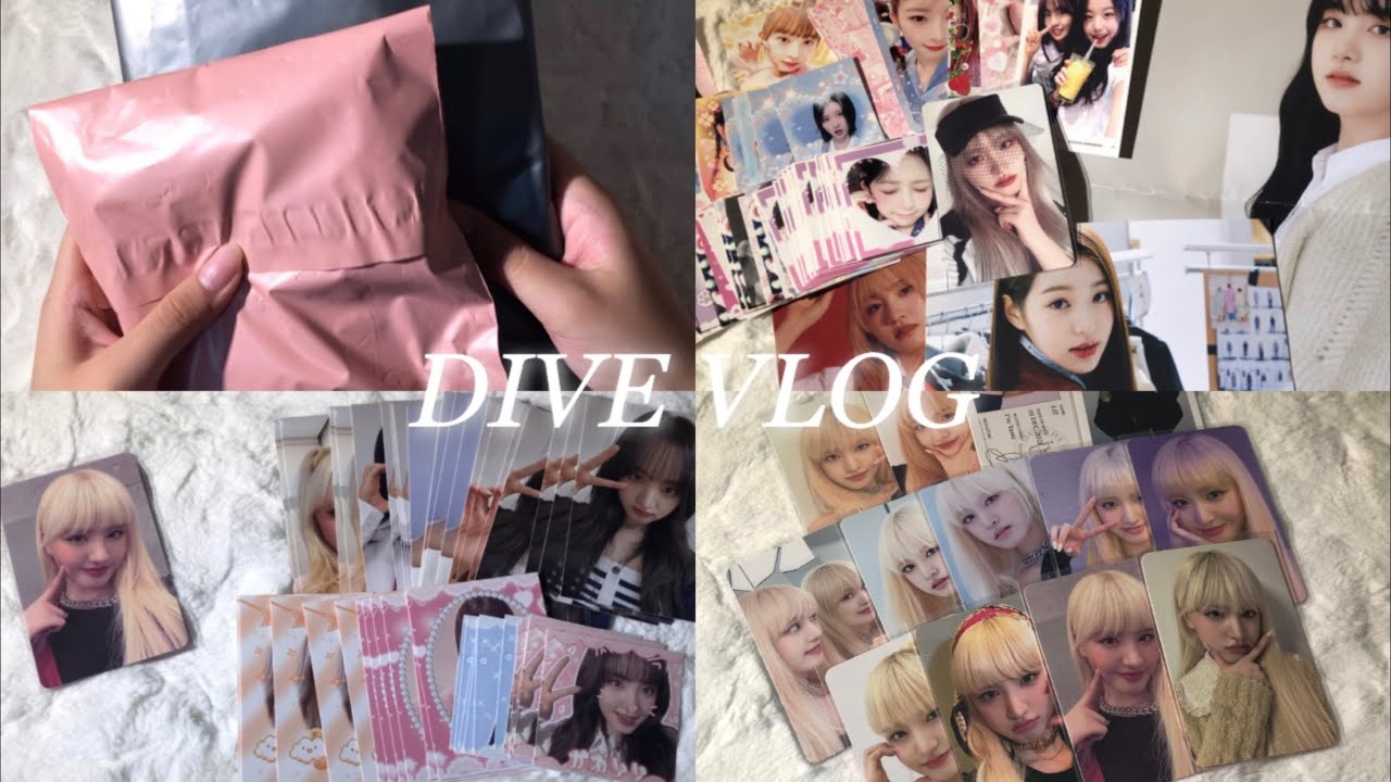 [다이브로그 #21] 다이브로그 • 맂프 • 다이브 • 아이브 • DIVE VLOG • 택배깡 • 준등기깡 • 반택깡 • 선물깡 • 포카깡 • 일레븐 • 고민 • 고민 다이브로그