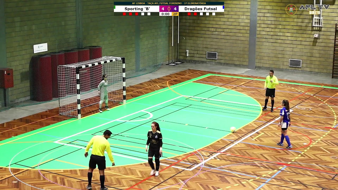 Sporting 'B' x Dragões Futsal - Taça AFL Futsal Feminino - 1ª Eliminatória