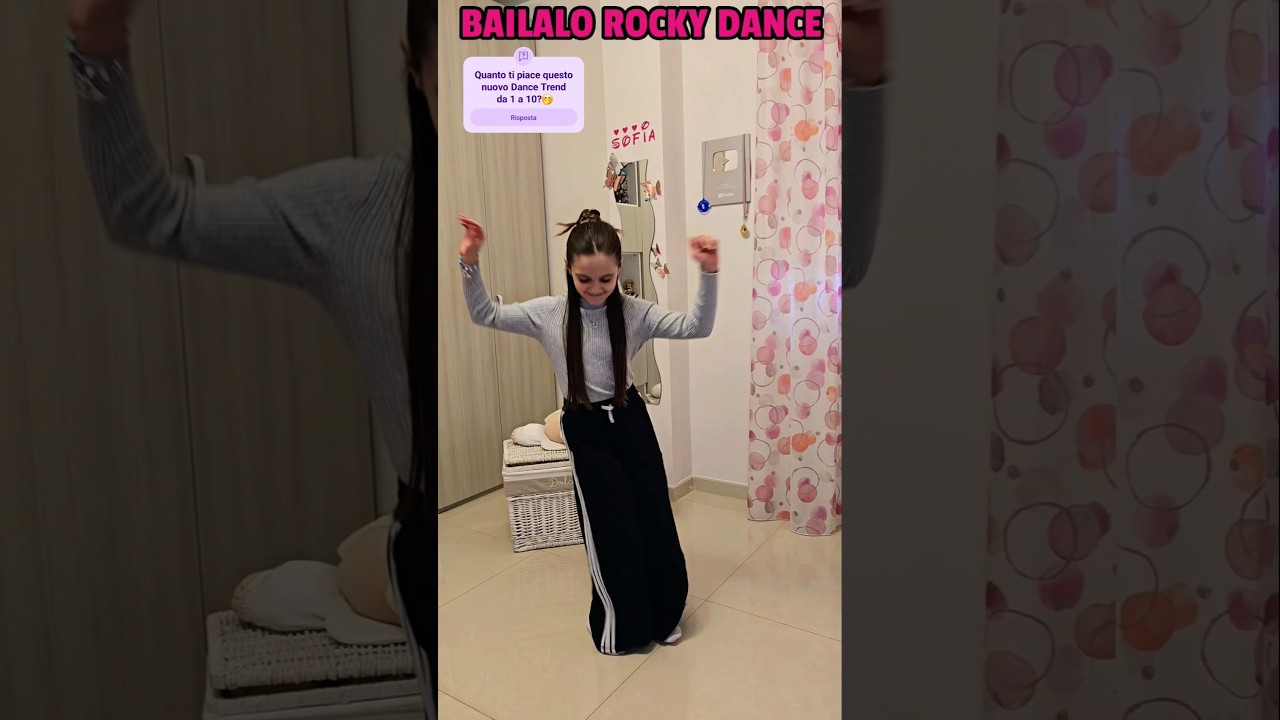 ADORO QUESTO NUOVO TREND!😍 Ballo per la prima volta BAILALO ROCKY DANCE #trenddance #trending