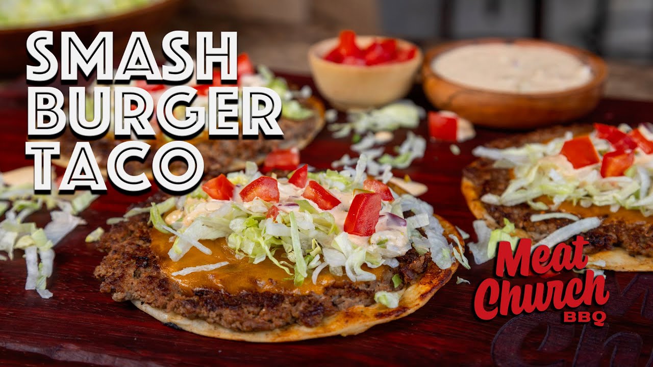 Brisket Smashburger Tacos: A Mouthwatering  Griddled Twist on Taco Night