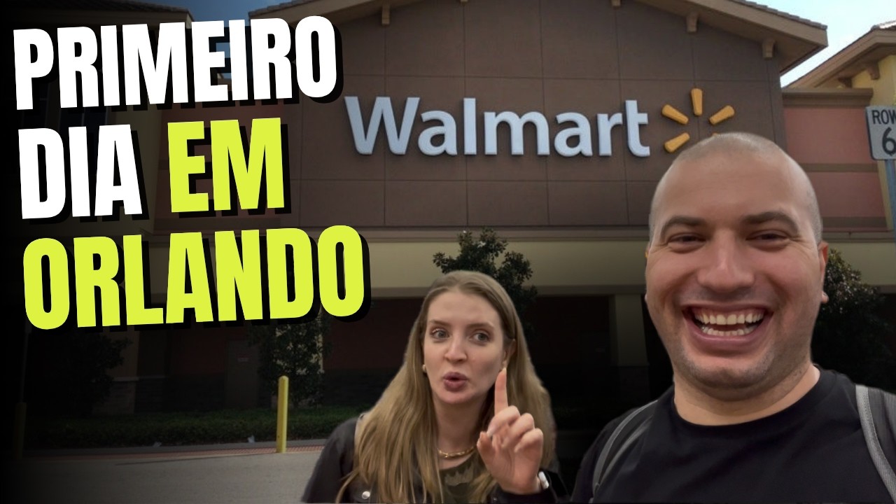 Vlog 4: Primeiro dia em Orlando: Walmart, Chipotle e nossa rotina de chegada!