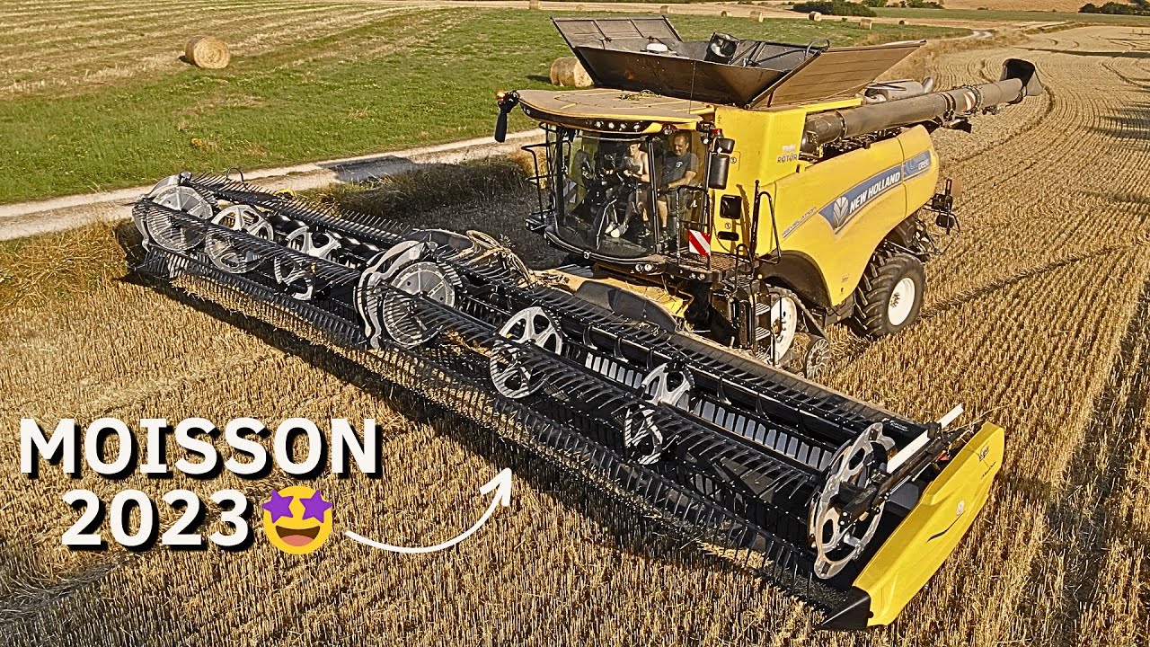 😍 NEW HOLLAND CR 9.90 SmartTrax & MacDon FD2 11m | MOISSON 2023 💪💨 !