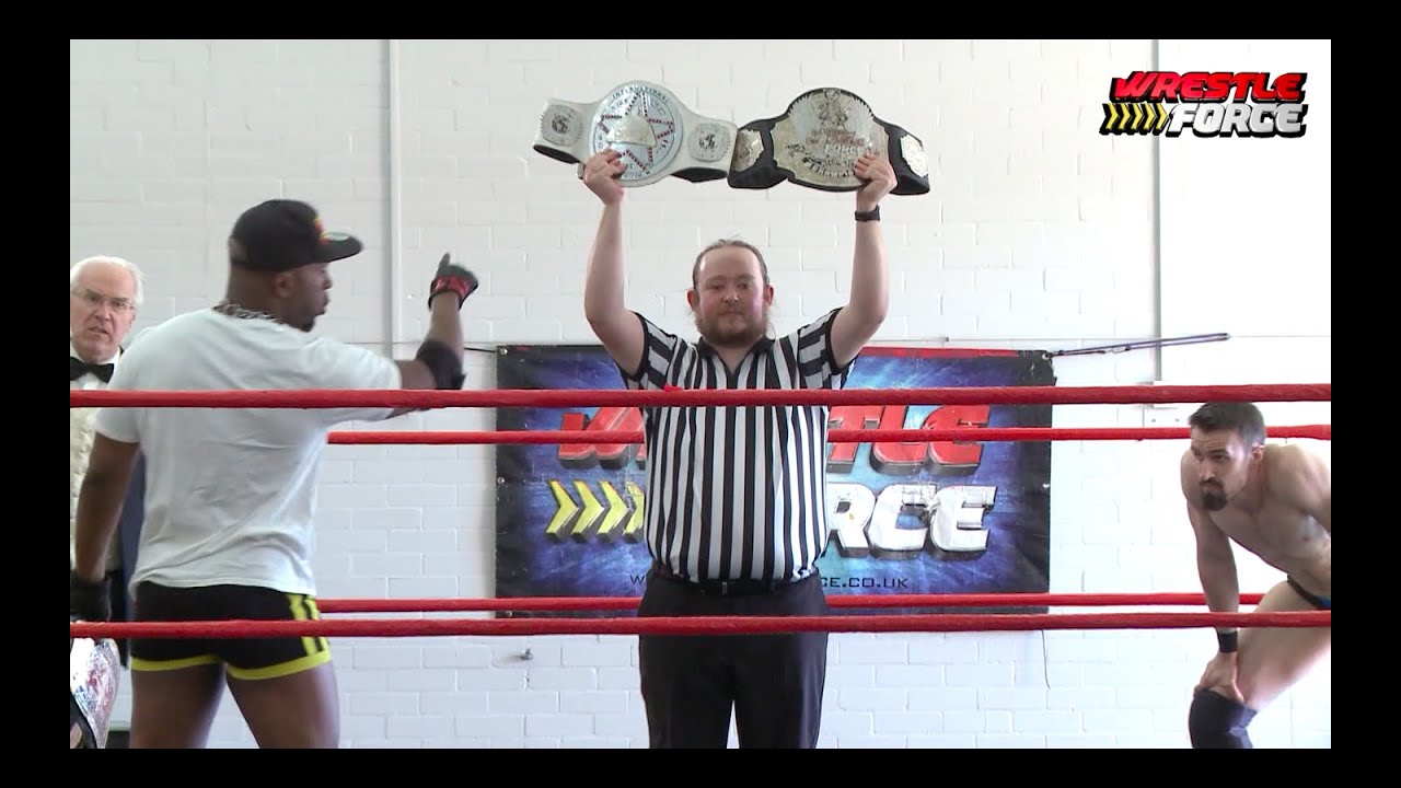 James Pharrell vs Smashing Mike WRESTLEFORCE UNDISPUTED TITLE MATCH Live in Newmarket 27.03.22