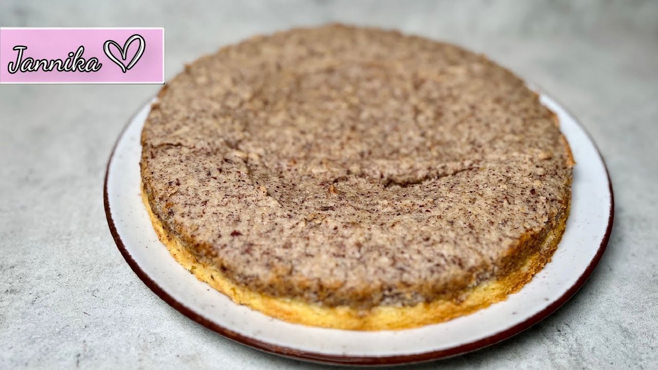 Schneller Eierlikörkuchen für Ostern mit einer Nussschicht 😍