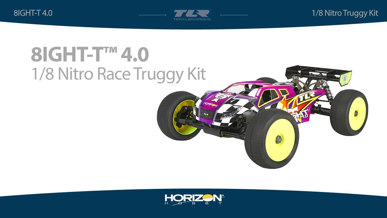 Team Losi Racing 1/8 8IGHT-T 4.0 4WD Nitro Truggy Race KitTech Overview