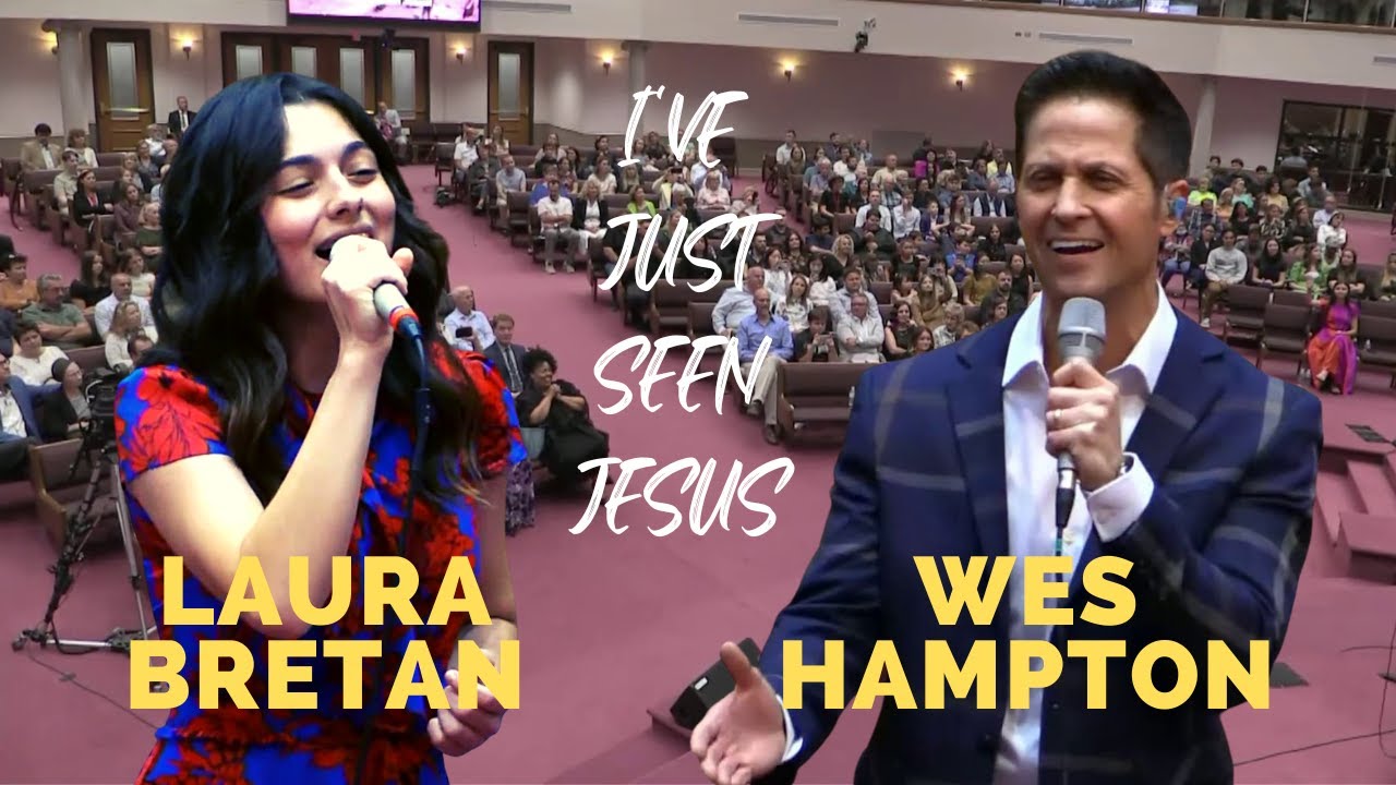 Laura Bretan & Wes Hampton - I've Just Seen Jesus | Chicago - 9/16/2022 (with Lyrics)