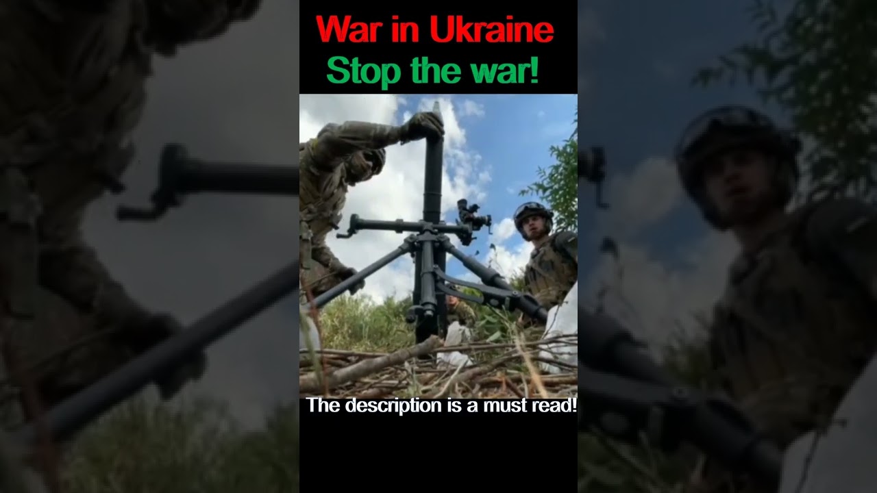 The use of the American 60-mm mortar M224 LWCMS in the Donbass. War in Ukraine. Stop the war!