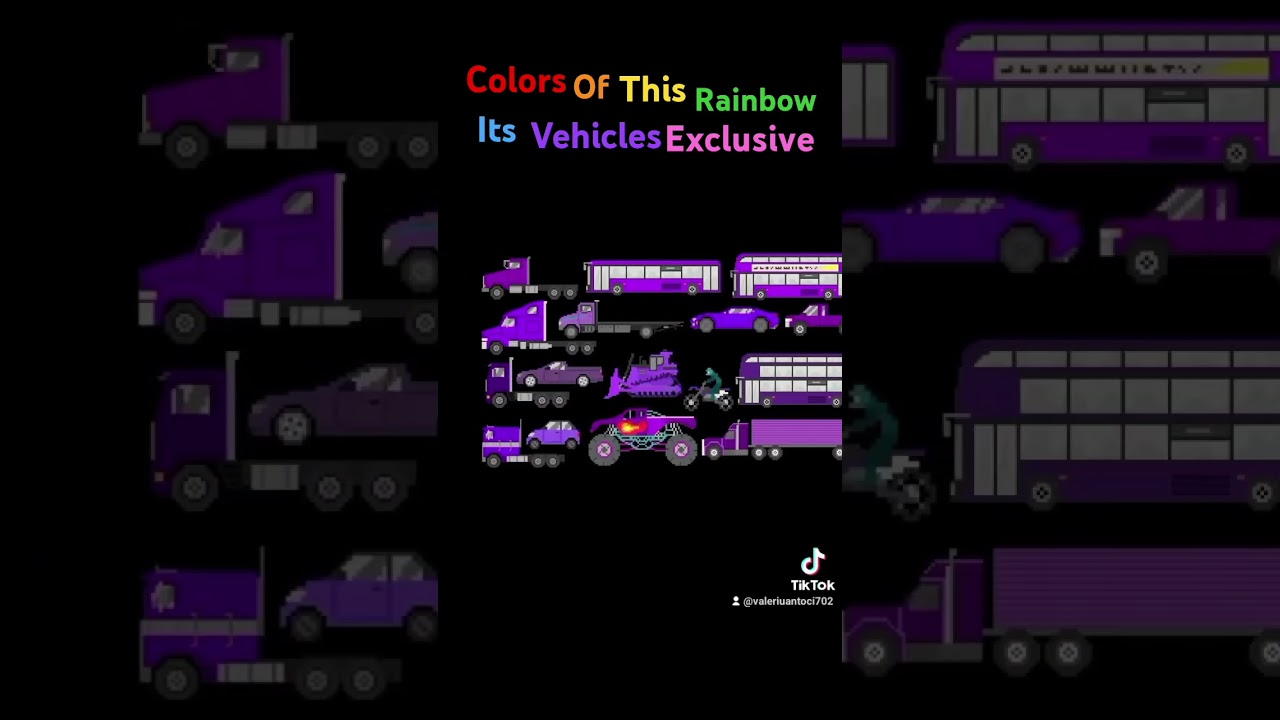 colors of this rainbow its vehicles exclusive @TheKidsPictureShow