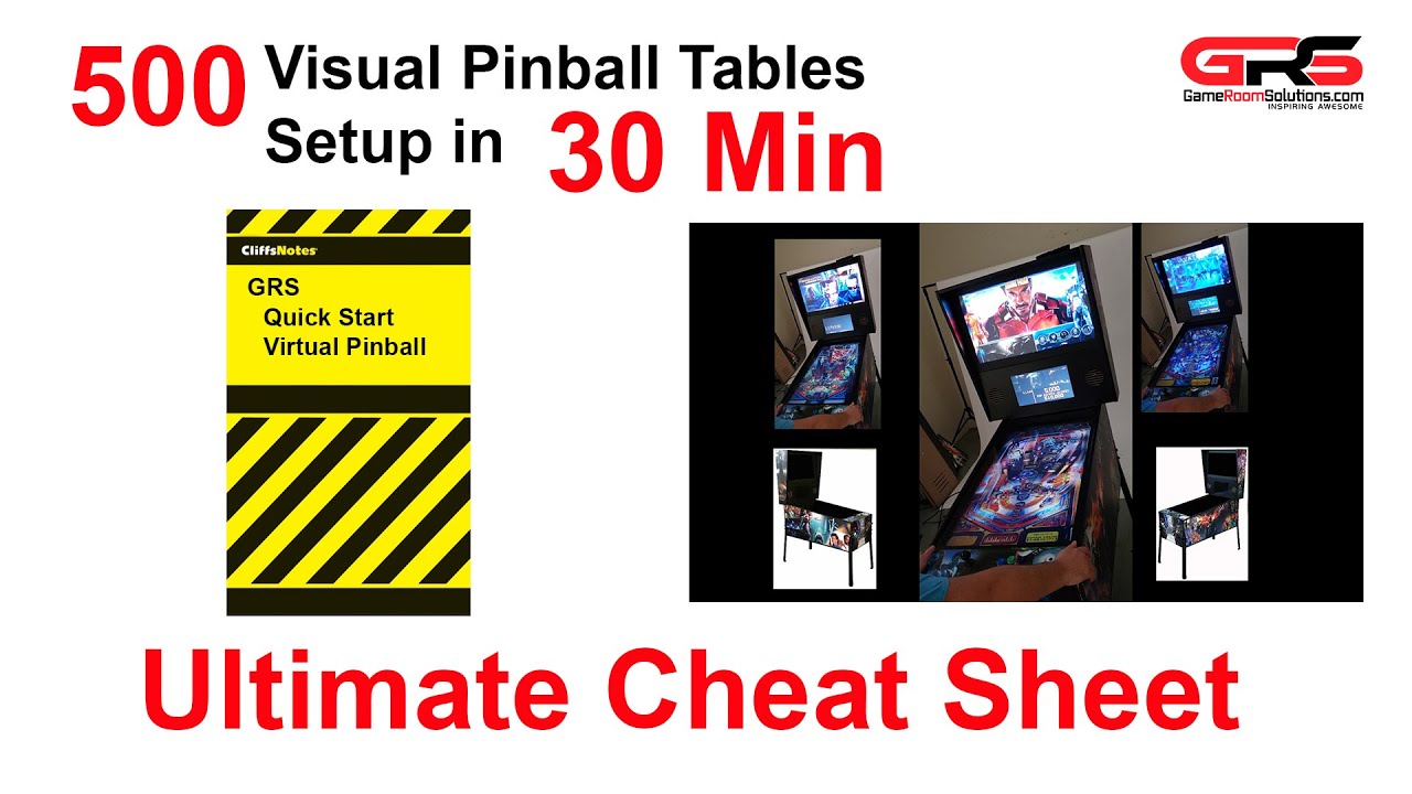 500 Visual Pinball Tables Setup in 30 min - Quick Cabinet Guide